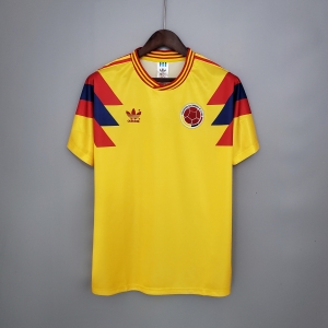 Retro Colombia 1990 home Soccer Jersey