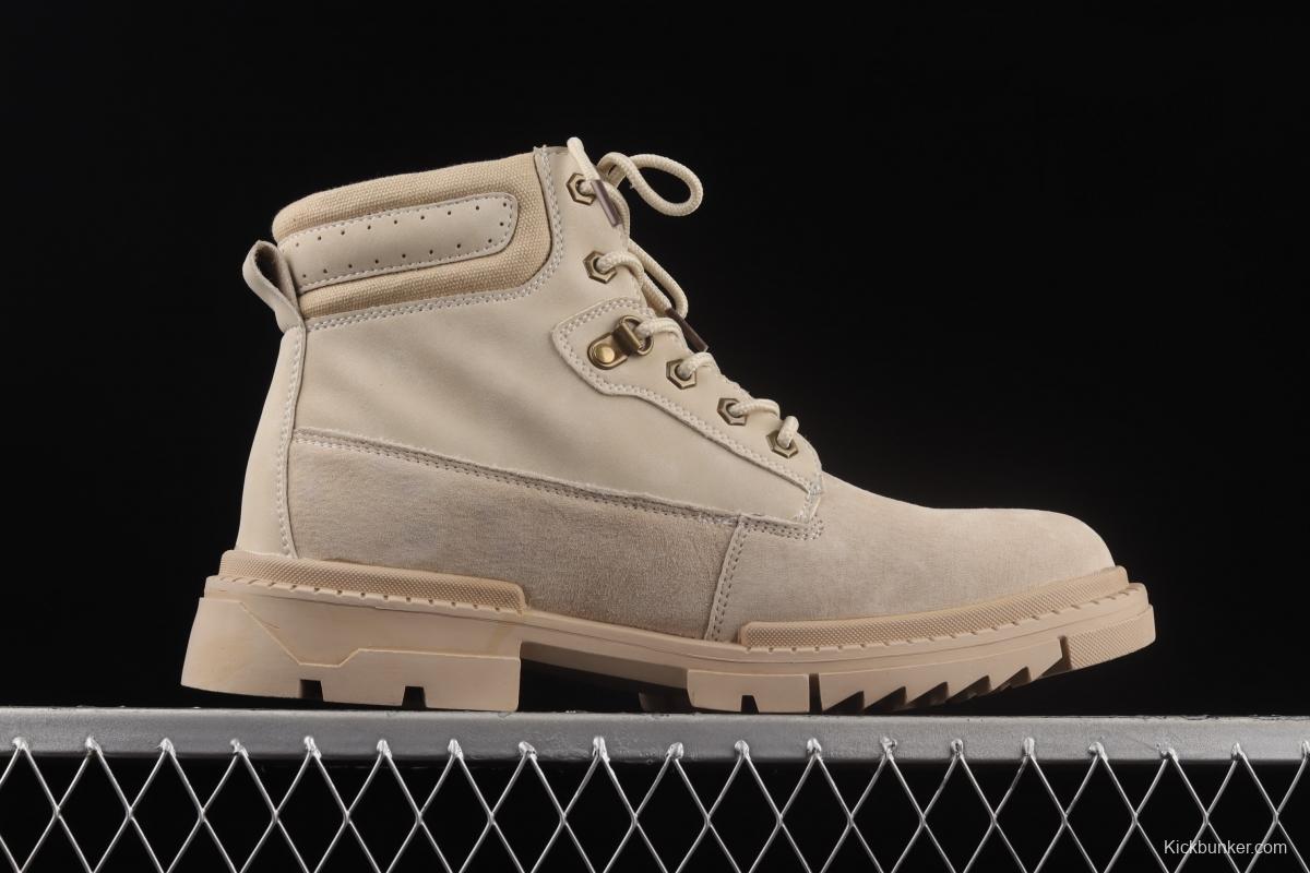 Timberland 21ss autumn and winter new high-top casual shoes TB10055BEIGE