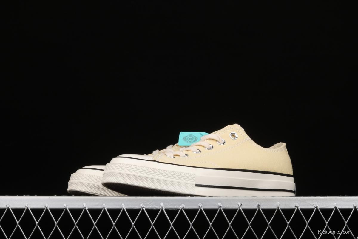 Converse 70s spring new color green cream yellow low-top casual board shoes 170793C