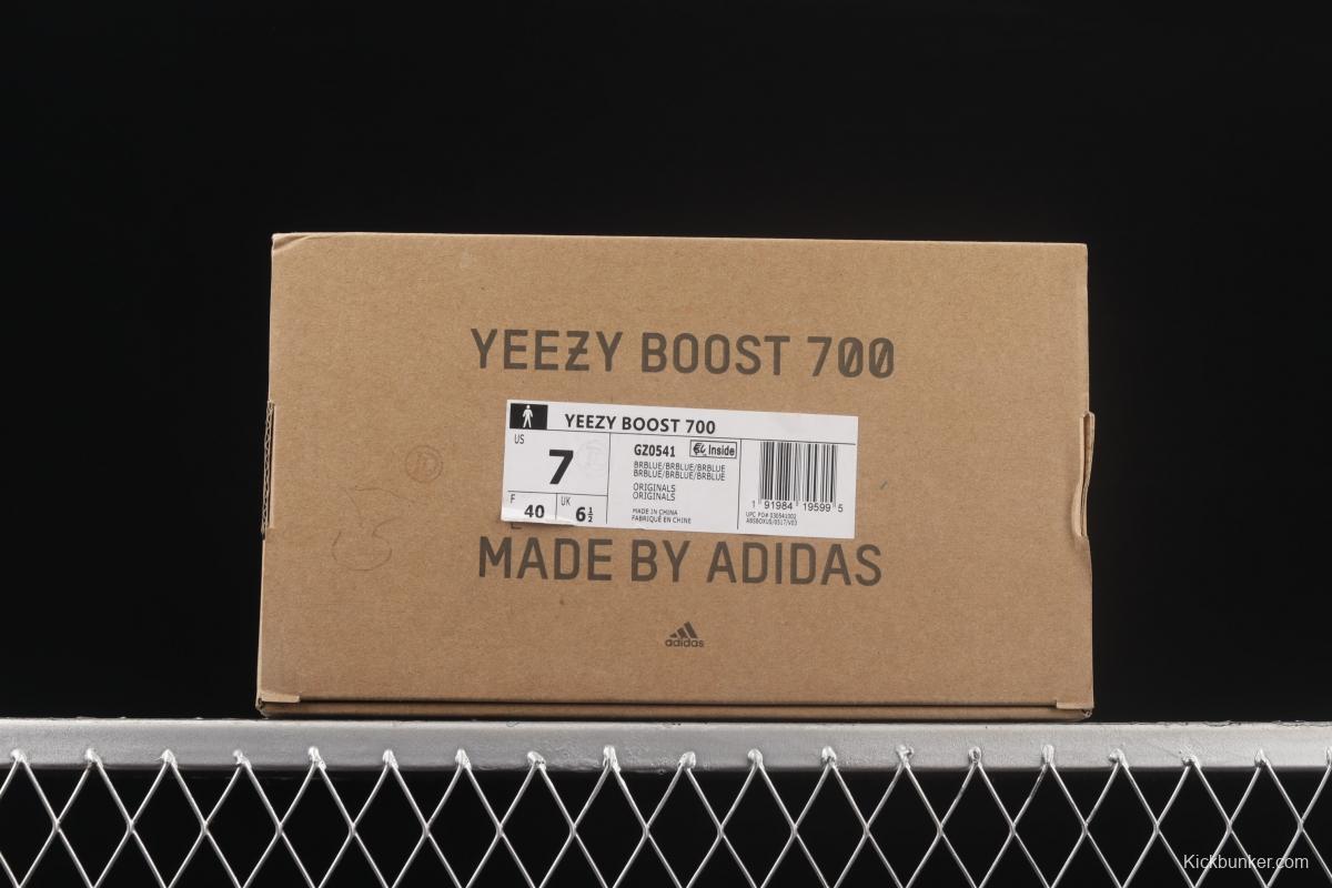 Adidas Yeezy Boost 700GZ0541 Kanye coconut 7003M reflective blue orange running shoes