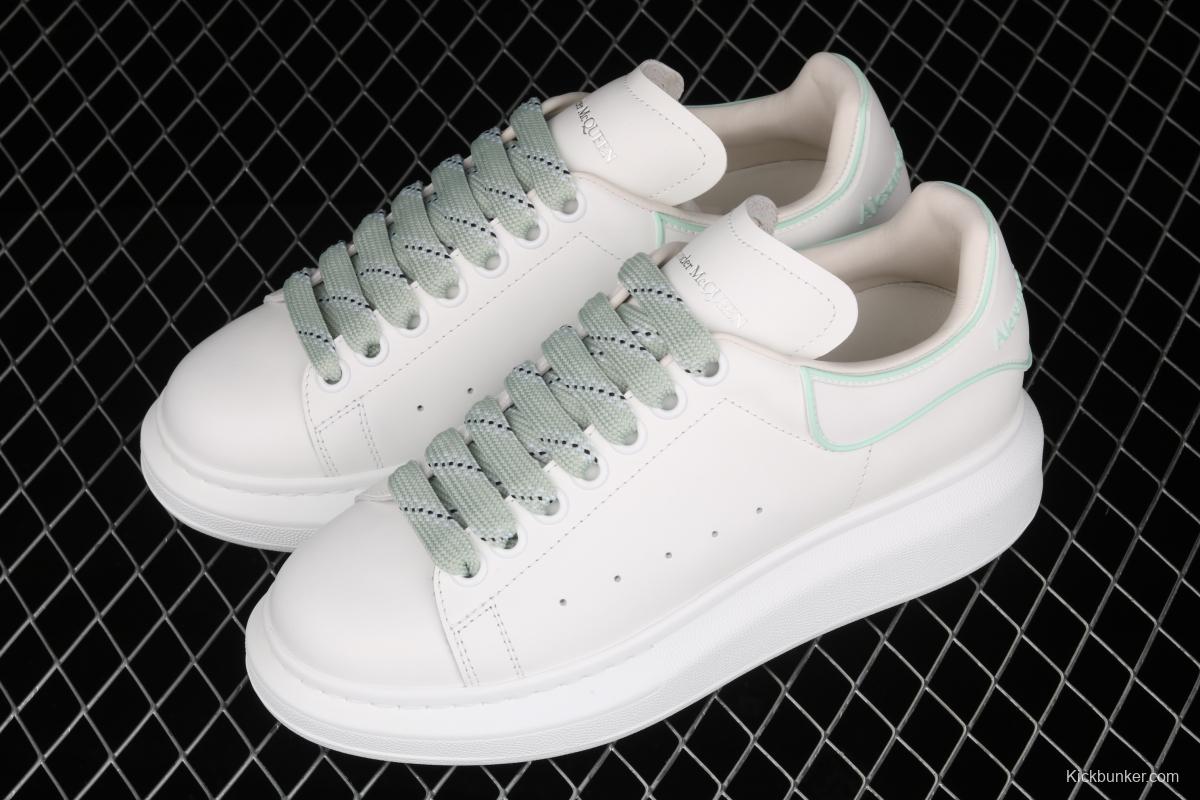 Alexander McQueen White and Green drop Molding