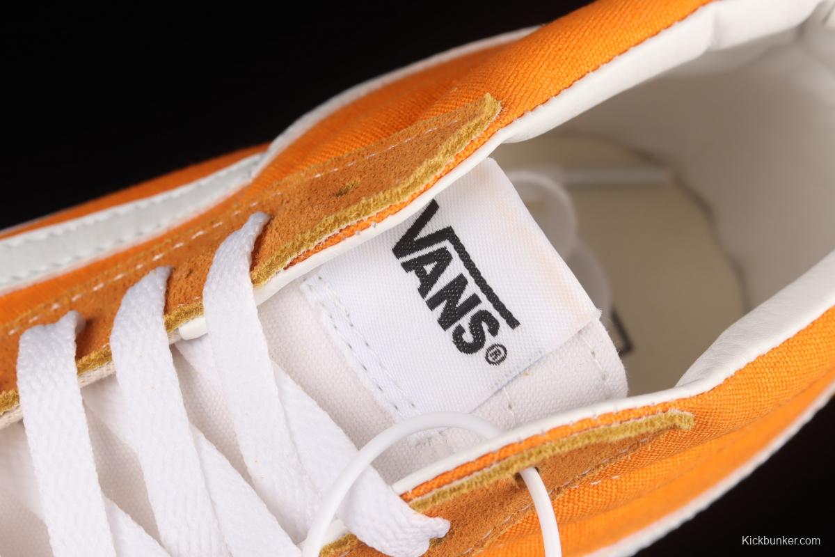 Vans Sk8-Mid 2022 Spring New Orange Soda Water Upper Skateboard Shoes VN0A3WM360C