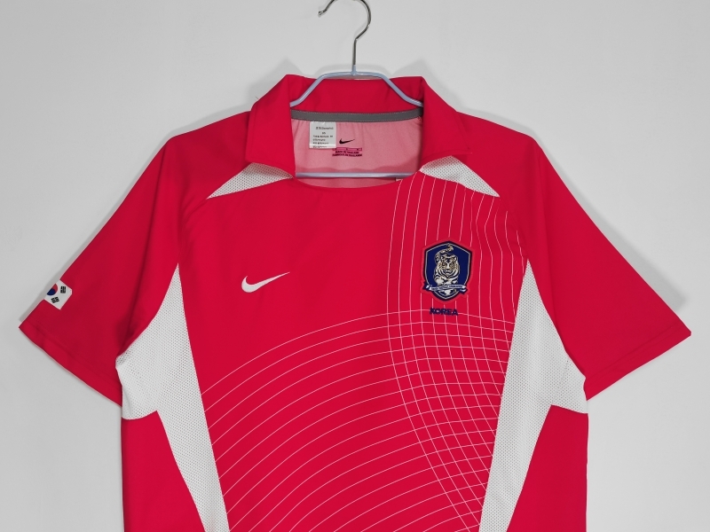 Retro 2002 Korea Home Soccer Jersey