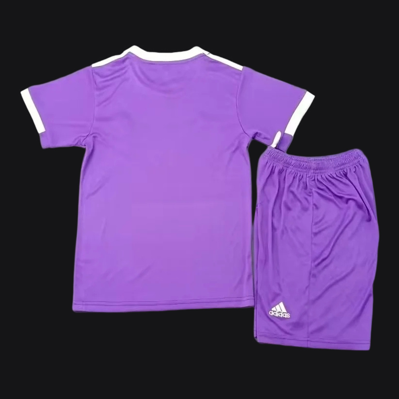 Retro Kids 16/17 Real Madrid Away Purple Jersey