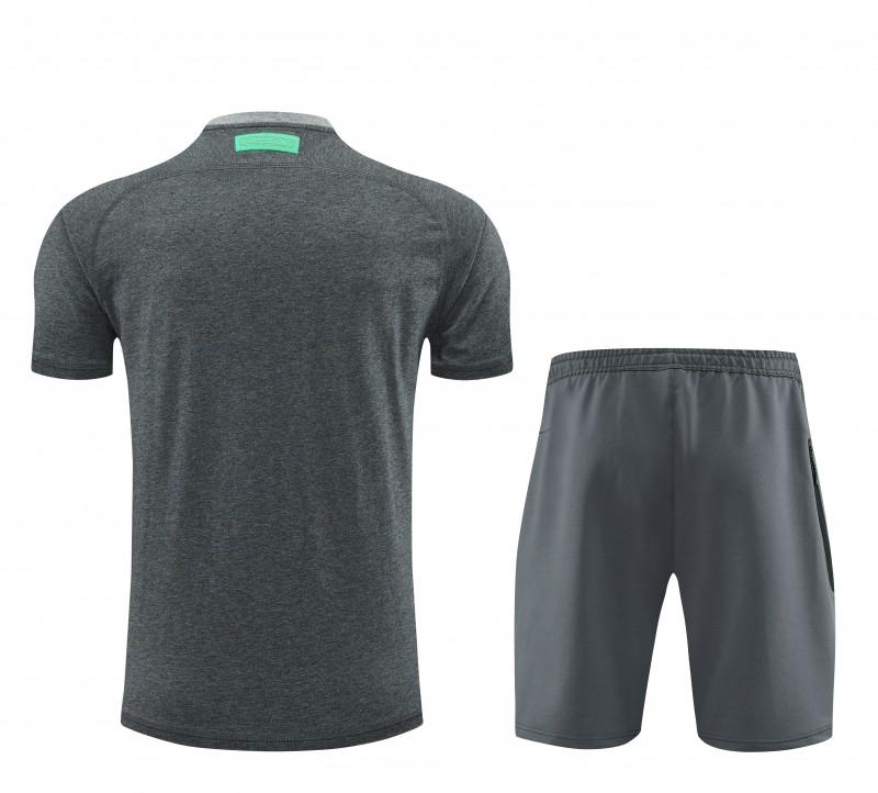 23/24 Liverpool Grey Cotton Short Sleeve Jersey+Shorts