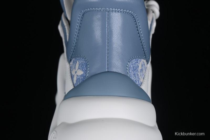 Louis Vuitton Archlight Sneakers with Wave-shaped Sole and Oversized Tongue - MBJ0