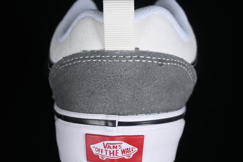 Vans Classics Knu Skool Retro Skate Shoes with Checkerboard Design - VN0009QC6PA