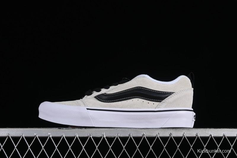 Vans Classics Knu Skool Retro Sneakers with Thick Tongue and Oversized Toe - VN0009QC02Y