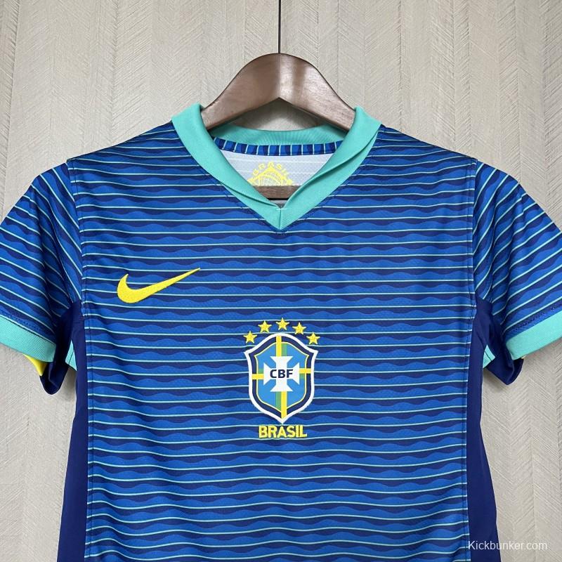 2024 Womens Brazil Away Shirt Jersey