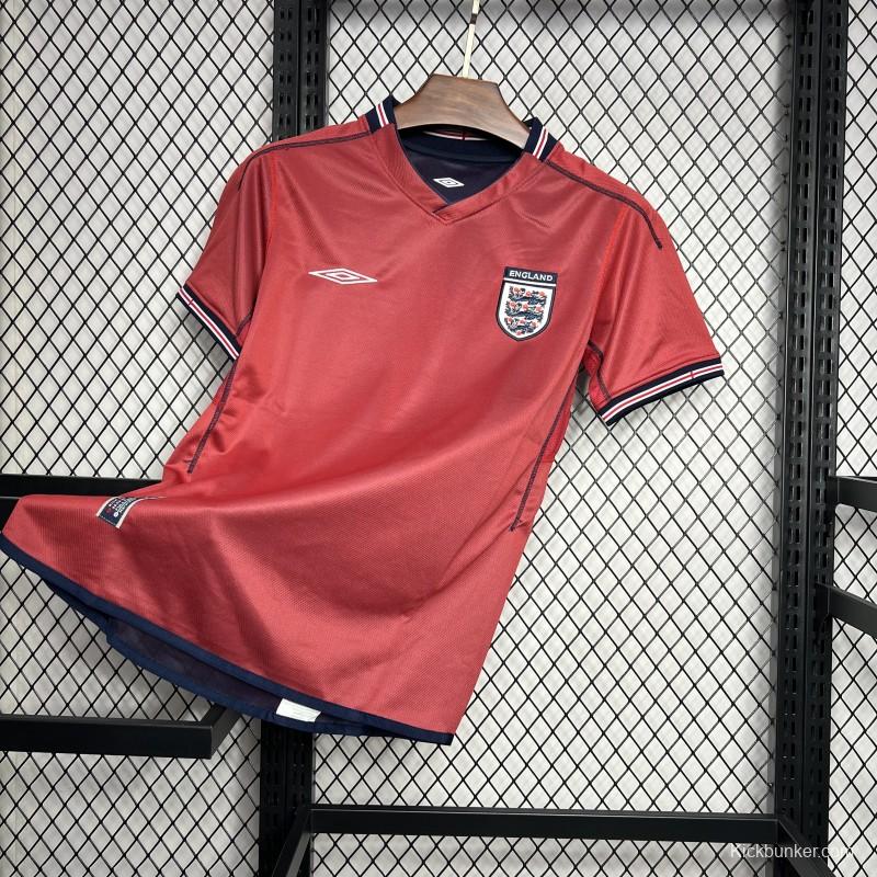 Retro 2002 England Away Jersey