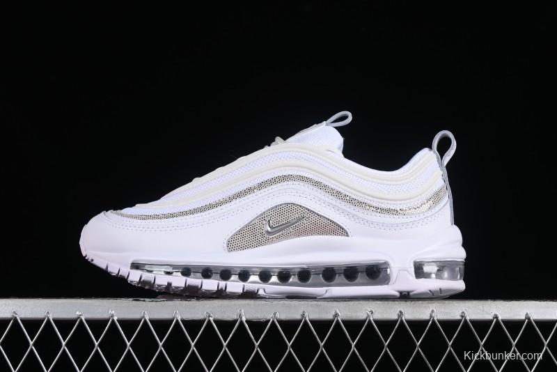 Nike Air Max 97 Retro Running Shoes with Full-Sole Air Cushion - FQ8889-100