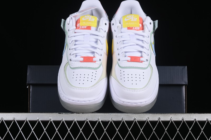 Nike Air Force 1 Shadow Lightweight Elevated Low-Top Versatile Sneakers - CW2630-141