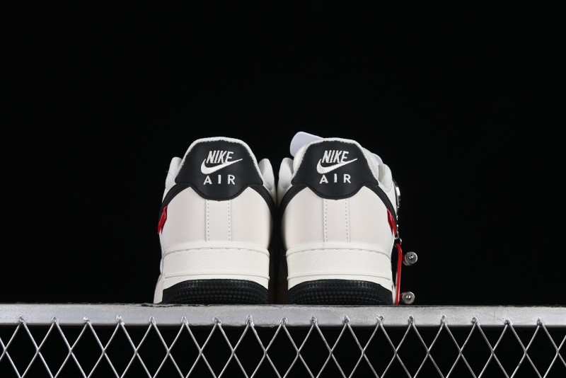 Supreme x Nike Air Force 1 '07 Low Casual Skate Shoes with Zoom Air Cushion - HD1968-009