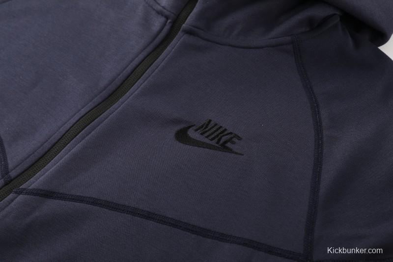 24/25 Nike Navy Hoodie Full Zipper Jacket +Long Pants