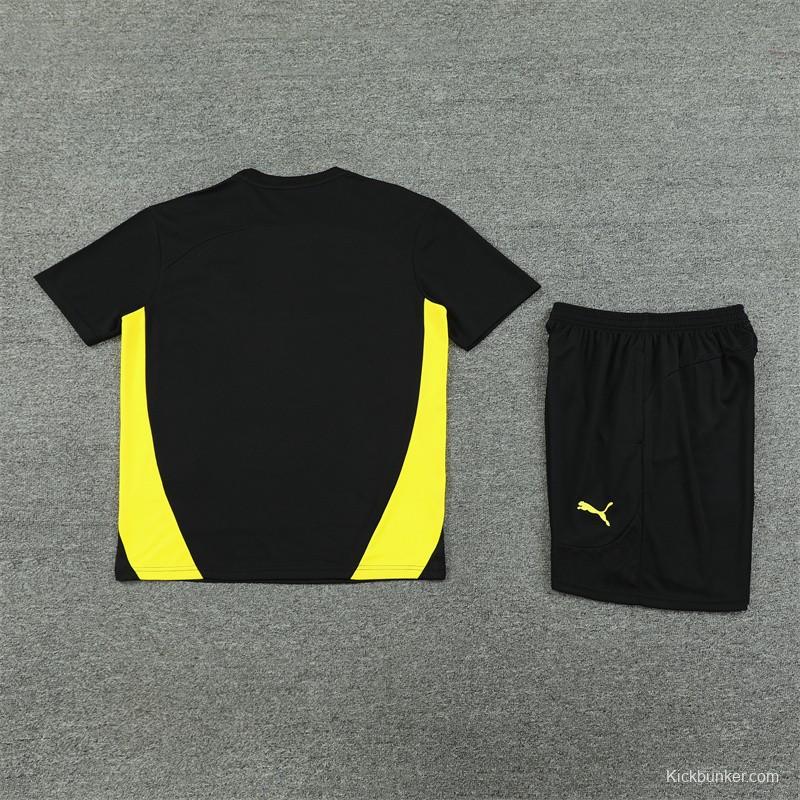 24/25 Borussia Dortmund Black Short Sleeve Jersey+Shorts