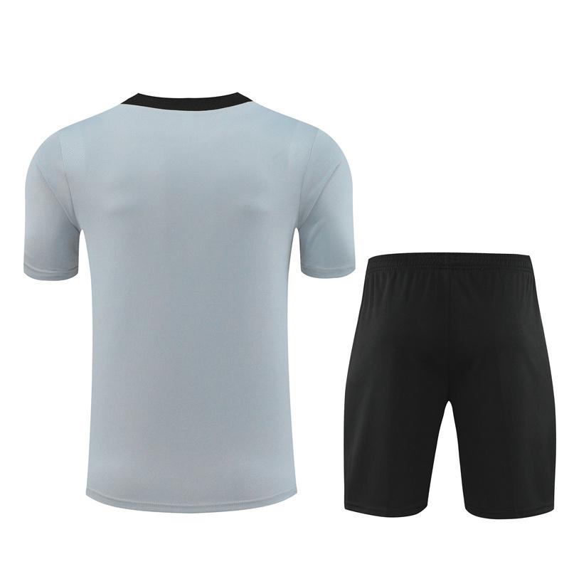 2024 South Korea Grey Short Sleeve Jersey+Shorts