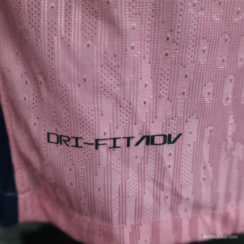 Player Version 25/26 FC Barcelona 125Th Anniversary Special Pink with Spotify Sponsor Jersey