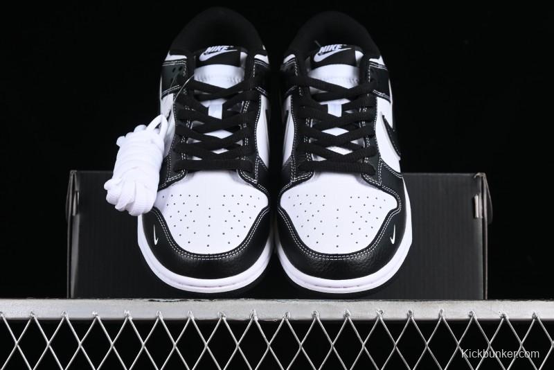 Nike Supreme x SB Dunk Low Panda Colorway Low-Top Casual Skate Shoes - RM2308-332