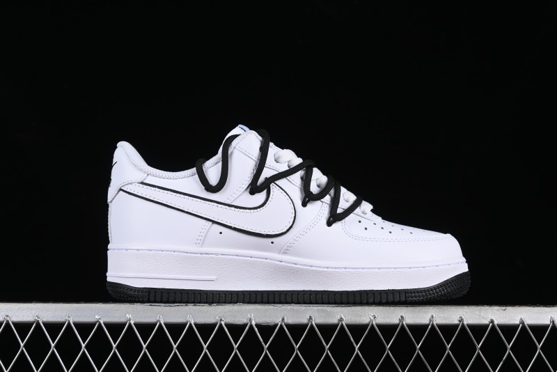 Nike Air Force 1 '07 Low Anime Theme Custom Swoosh Strap Low-Top Casual Sneakers - ZH0316-026