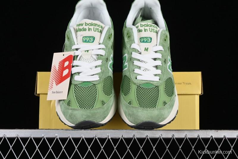 New Balance Made In USA M993 Series Classic Retro Running Shoes - U993WG