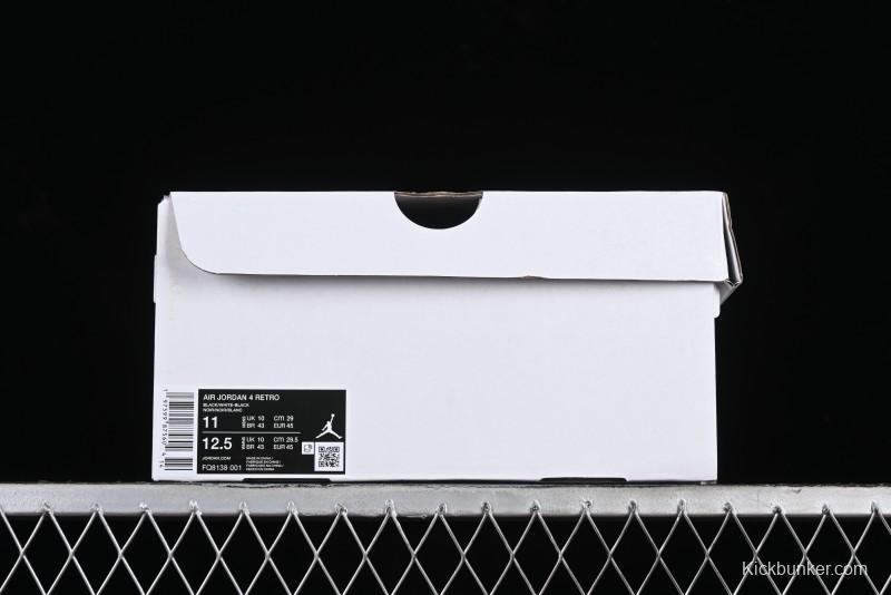 Nike Air Jordan 4 Retro White Thunder Basketball Shoes - FQ8138-001