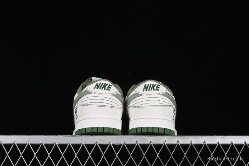 Nike SB Dunk Low OFF-WHITE Collaboration - Anniversary Premium Custom Low-Top Casual Sneakers DJ2024-002