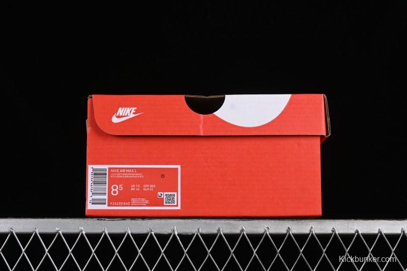 Nike Air Max 1 Retro Running Shoes with Half-Sole Air Cushion - FZ4133-640