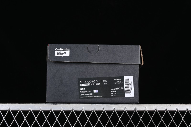 Onitsuka Tiger Mexico 66 Low-Top Canvas Casual Running Shoes - 1183B772-101