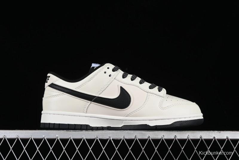 Nike SB Dunk Low Lightning Collaboration Off-White Black Starry Sky Anniversary High-End Custom Low-Top Casual Skate Shoes - XD1688-015
