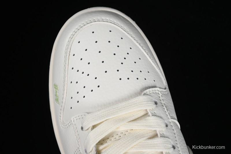 Nike SB Dunk Low Bape Collaboration - Apple Green Anniversary High-End Custom Low-Top Casual Skate Shoes - CF3688-010