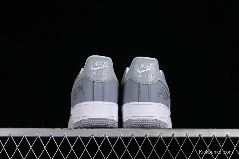 Nike Air Force 1 '07 Low Casual Sneakers with Full-Length Air Cushion - FJ4146-111