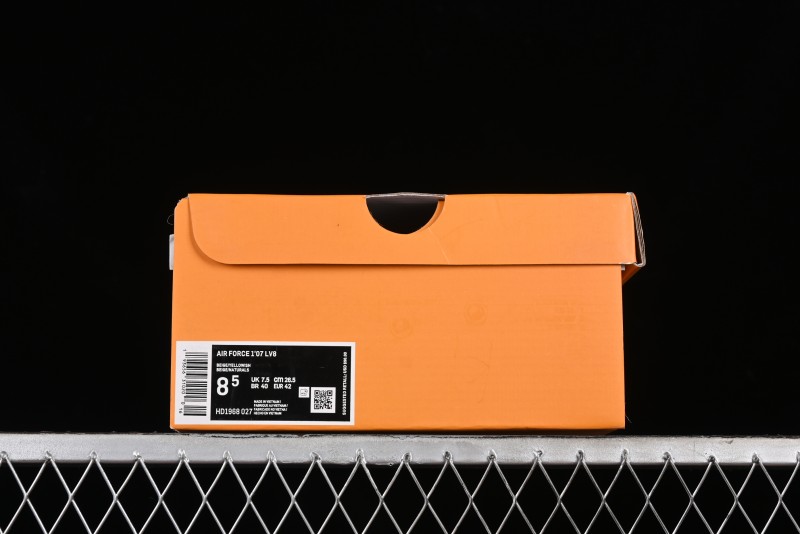 Nike Air Force 1 '07 Low LV Collaboration - Khaki Double Swoosh Low-Top Casual Sneakers - HD1968-027