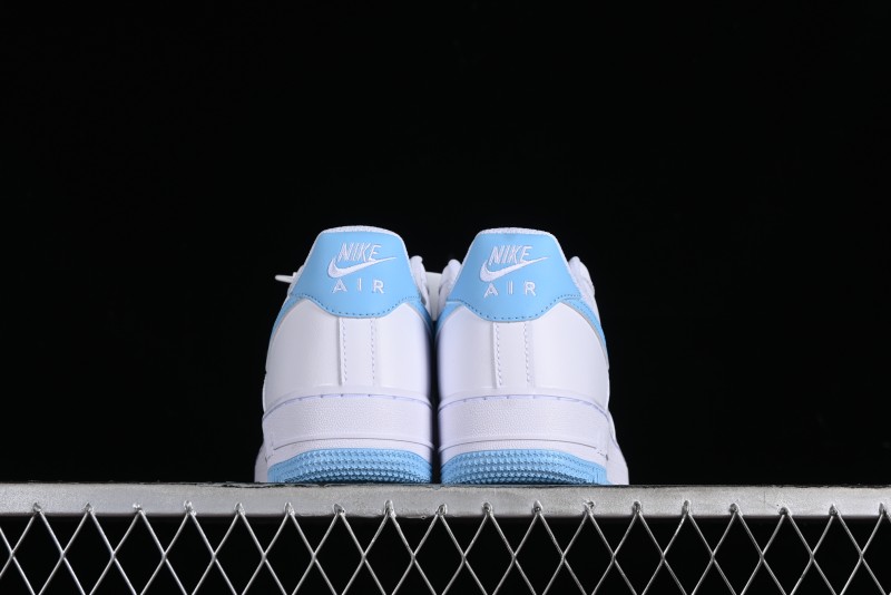 Nike Air Force 1 '07 Low White Blue Casual Sneakers - FQ4296-100