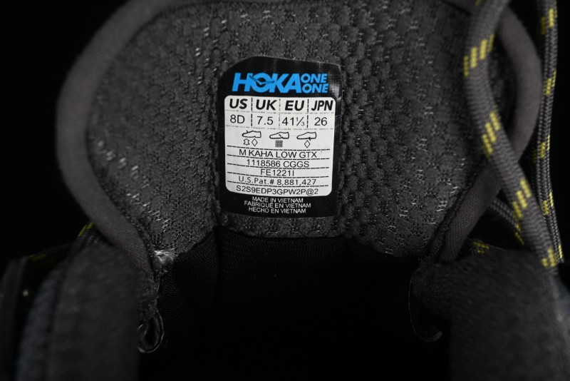 HOKA ONE ONE Kaha Low GTX Hiking Shoes with Cushioned Midsole and Waterproof Design - 1118586 CGGS