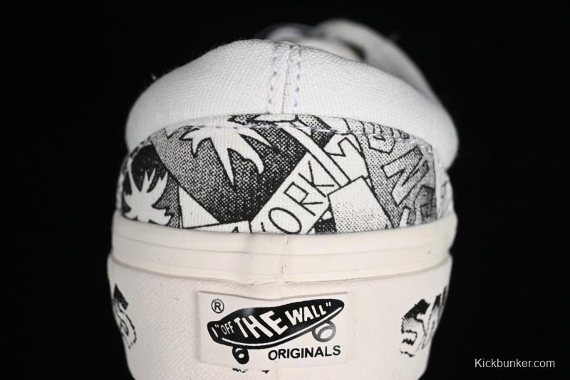 Vans OG Classic Slip-On LX & OG Era LX Sneakersntuff LA Graffiti Collaboration Low-Top Skate Shoes - VN000EYEBPJ
