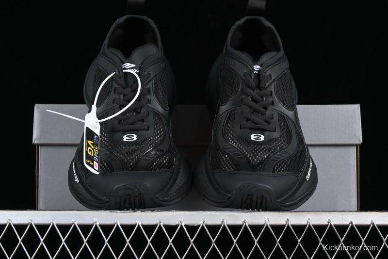 Balenciaga Circuit Lightweight Distressed Print Round Toe Fashion Casual Shoes - WFLGY1000