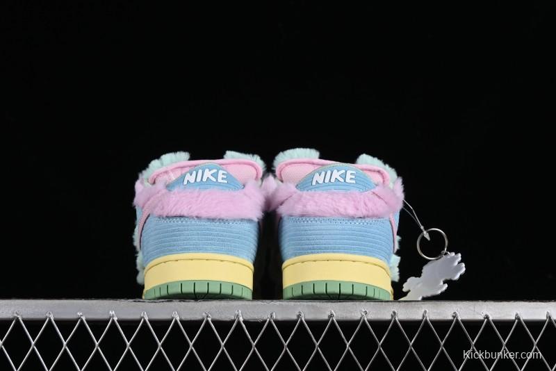 Nike SB Dunk Low Verdy x Nike Visty Collaboration Sneakers - FN6040-400
