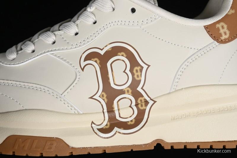 New York Yankees MLB Chunky Runner Denim Monogram Lightweight Casual Sneakers - 3ASHCRM3N43BRS