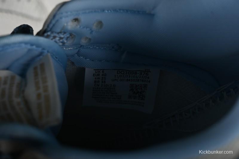 Nike SB Dunk Low Gucci Collaboration - Beige & Light Blue Crochet Fabric Anniversary High-End Custom Low-Top Casual Skate Shoes - DQ1098-376