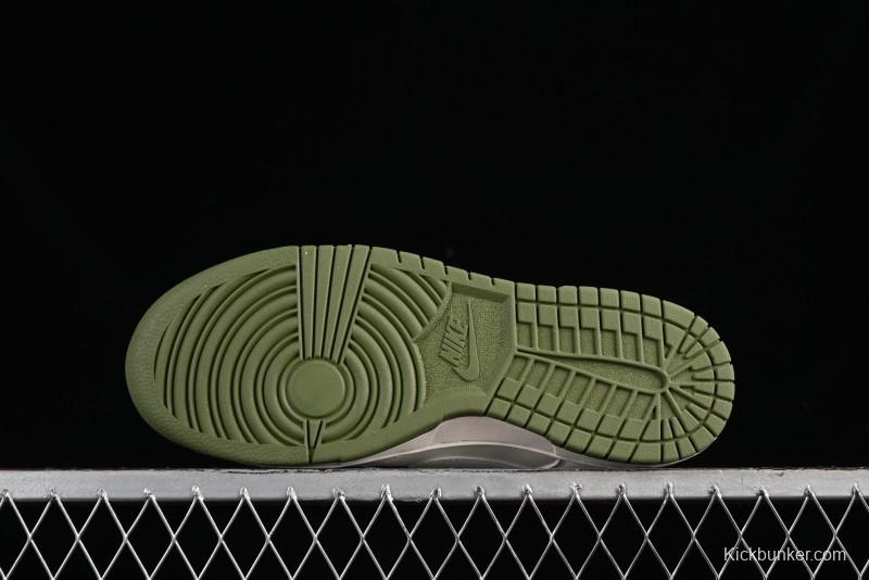 Nike SB Dunk Low Supreme Collaboration - Classic Beige Green Anniversary High-End Custom Low-Top Casual Skate Shoes - XX8888-002