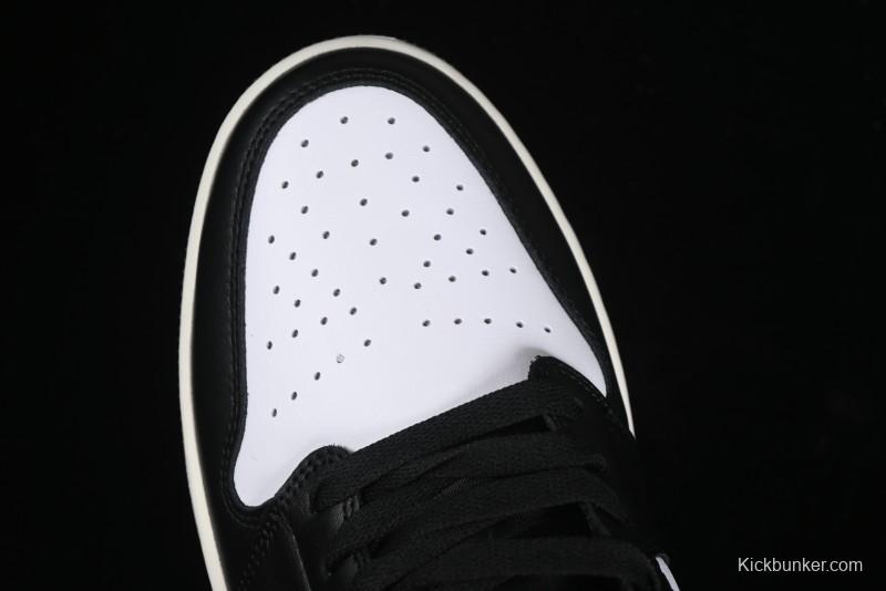 Nike Air Jordan 1 Low "Medium Olive" Retro Casual Sneakers - 553558-092