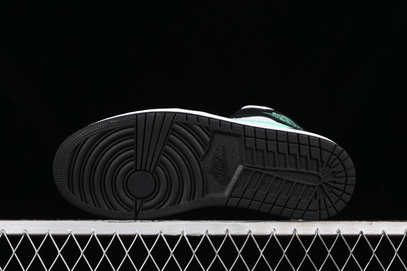 Nike Air Jordan 1 Mid AJ1 White Black Green Culture Casual Sneakers - DQ8426-103