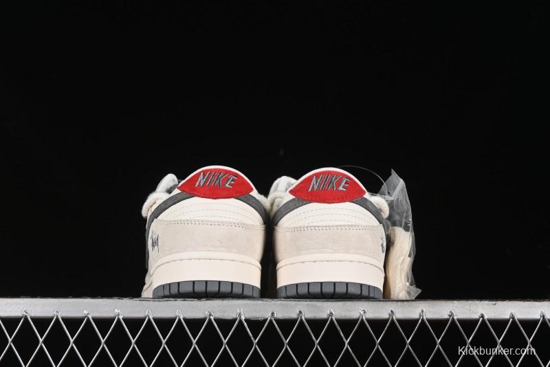 Nike SB Dunk Low Stussy Anniversary Edition Custom Low-Top Casual Sneakers - SJ2068-280