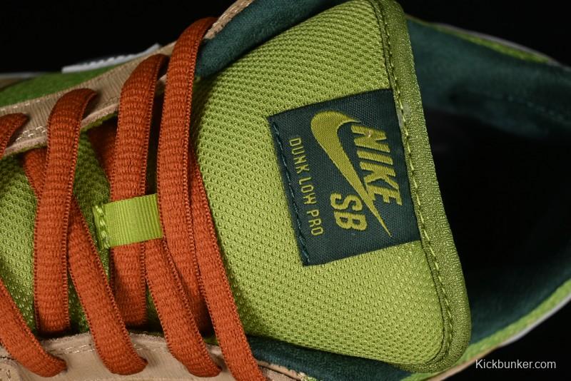 Nike SB Dunk Low Casual Skate Shoes with Escargot-Inspired Vanilla Garlic Butter Colorway - FQ7585-200