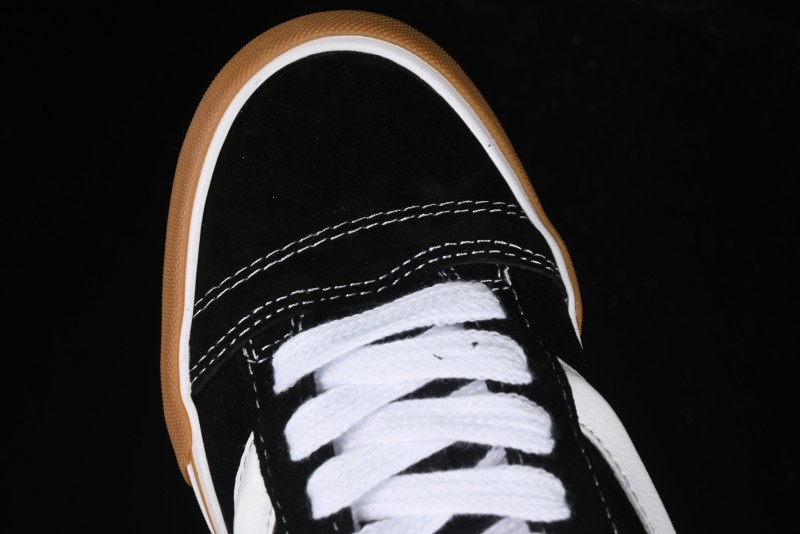 Vans Knu Skool Low Top Retro Casual Vulcanized Skate Shoes with Chunky Tongue - VN0009QCCJI