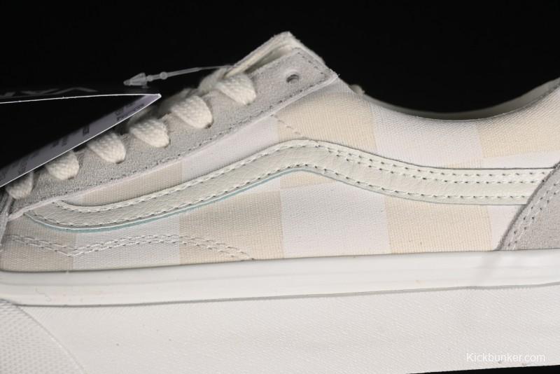 Vans Old Skool Checkerboard Low-Top Retro Skate Shoes - VN000D3ED02