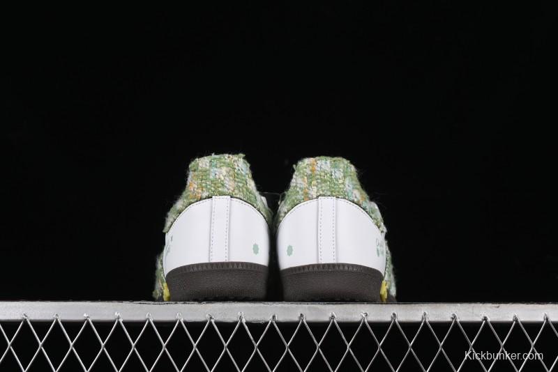 Adidas Originals Samba OG Low-Top Casual Sneakers with Panda Mischief Design - B75806