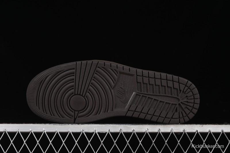 Nike Travis Scott x Air Jordan 1 Low OG AJ1 Reverse Swoosh Sneakers - DM7866-202