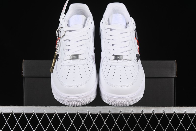 Nike Air Force 1 '07 Low Black Myth Wukong Custom Spray Paint Gift Box Low-Top Casual Sneakers - ZH0316-043