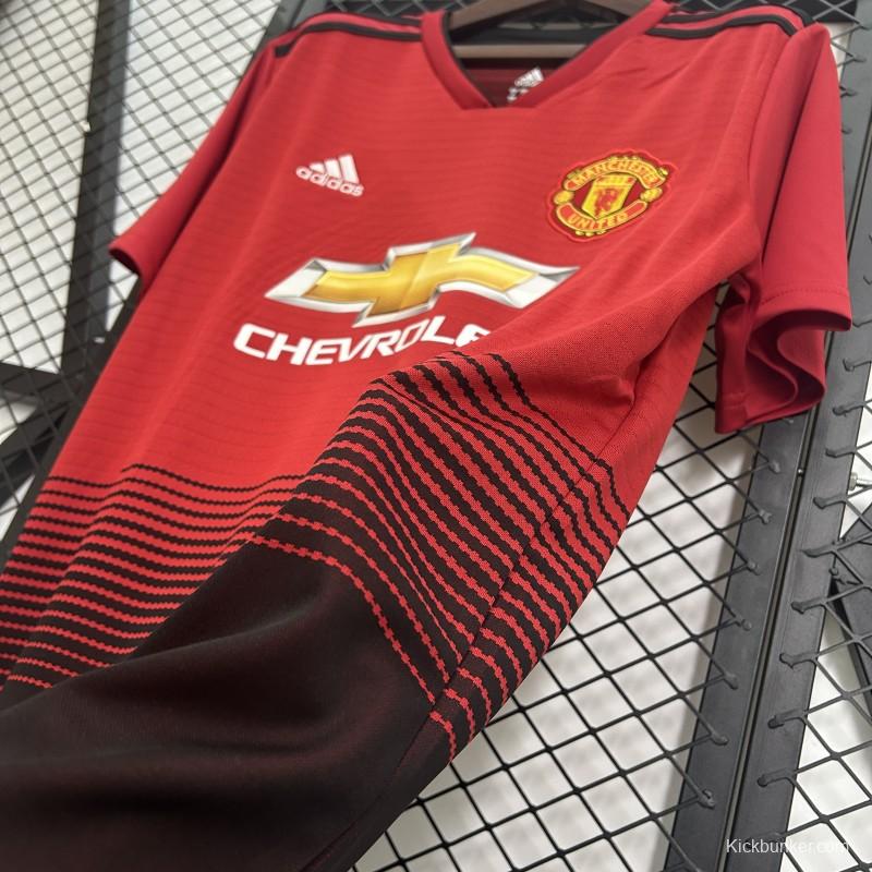 18/19 Retro Manchester United Home Jersey